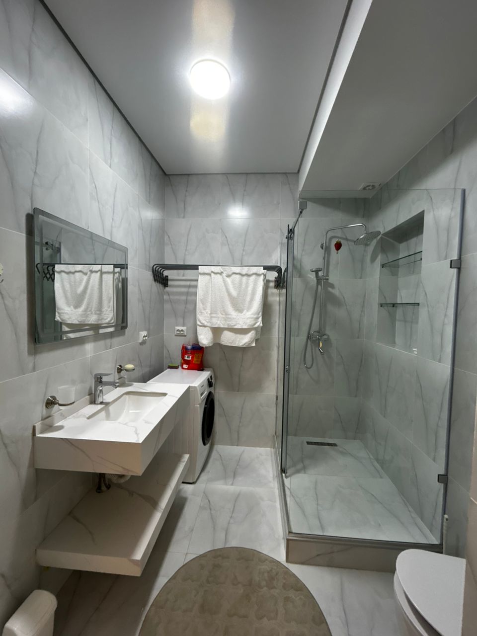 Элитка, 3 ком, 138 м2, этаж 3/10, ж/к Асанбай Ордо (ЖК Флоренция), Сост: Евроремонт - фото 12
