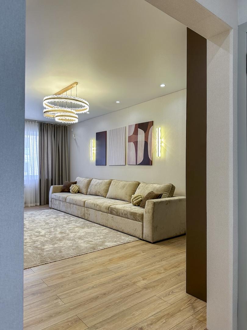 Элитка, 3 ком, 88 м2, этаж 7/9, ж/к JIbek City, Сост: Евроремонт - фото 1