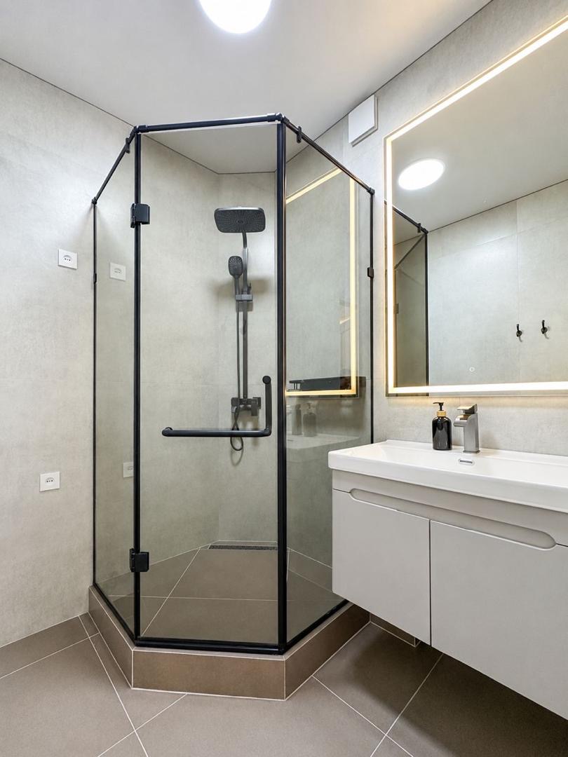 Элитка, 3 ком, 88 м2, этаж 7/9, ж/к JIbek City, Сост: Евроремонт - фото 19