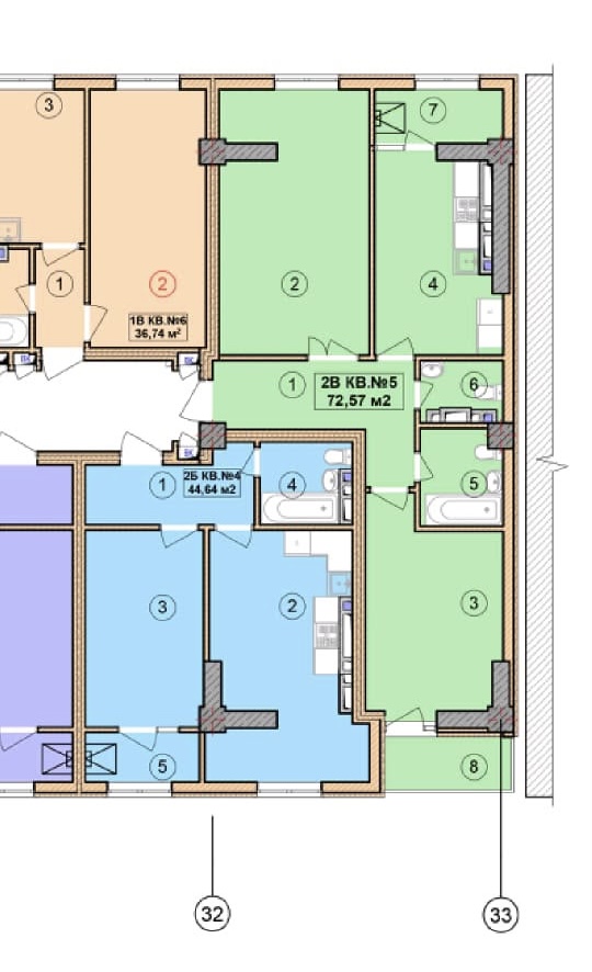 Продажа, Элитка, 2 ком, 72.57 м2, этаж 11/14, ж/к Нью Сити( New city), Сост: Сдан ПСО - фото 12