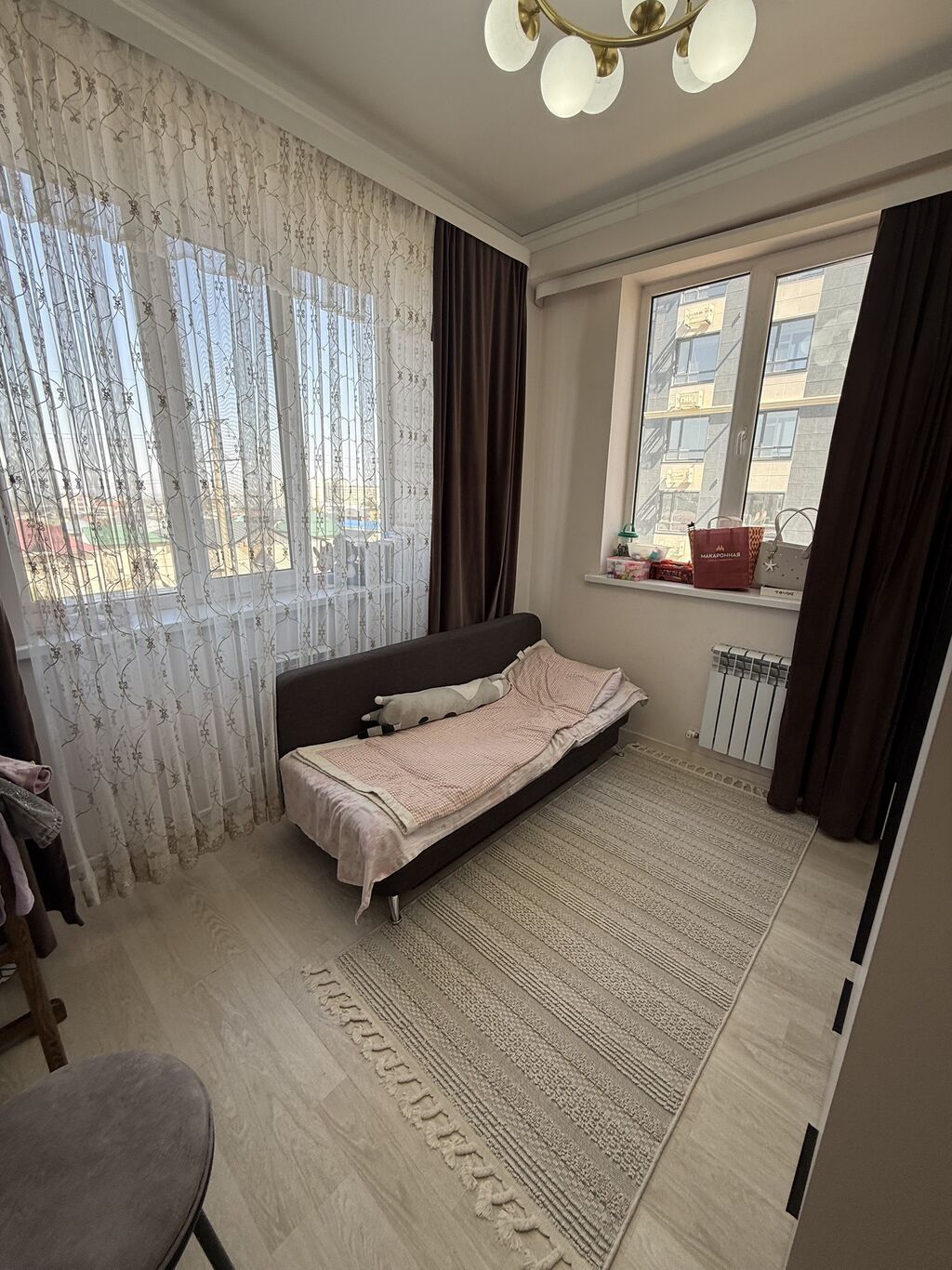 Элитка, 2 ком, 48 м2, этаж 4/12, ж/к Кара-Жыгач, Сост: Евроремонт - фото 8