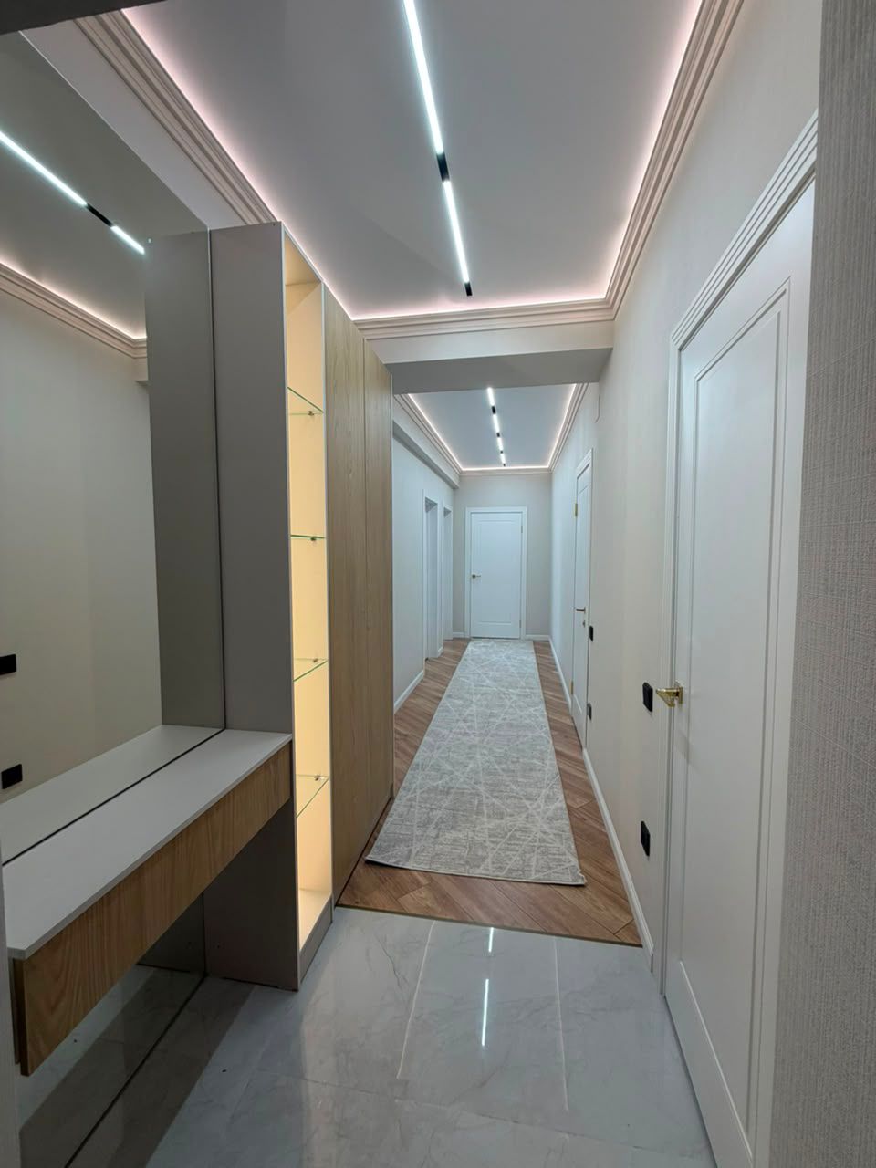 Элитка, 2 ком, 68 м2, этаж 10/14, ж/к Ала-Тоо (Ala-Too), Сост: Евроремонт - фото 13