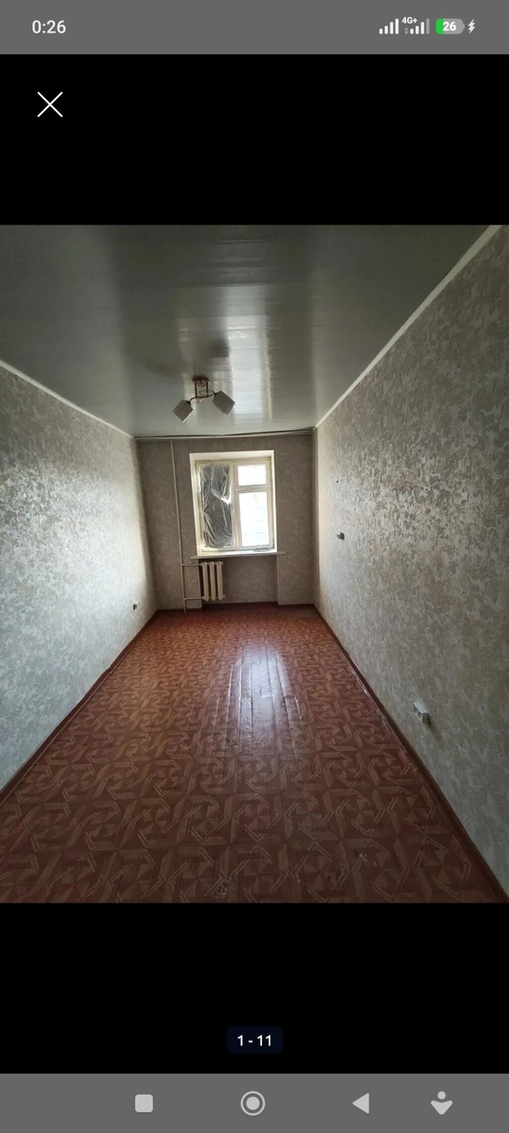 1 ком, Гостинка / Общежитие, 12 м2, этаж 4/5, Сост: Среднее - фото 2