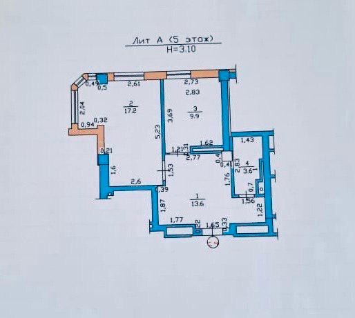 Элитка, 1 ком, 44 м2, этаж 5/10, ж/к Береке (Bereke), Сост: Евроремонт - фото 2