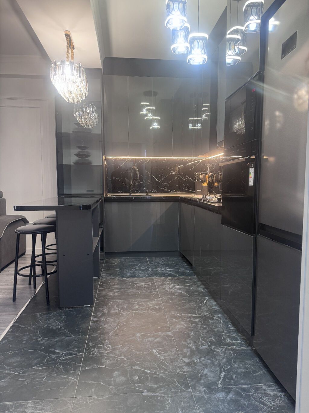 Элитка, 3 ком, 70 м2, этаж 5/12, ж/к Нью-Йорк сити (New York city), Сост: Евроремонт - фото 5