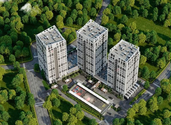Элитка, 2 ком, 77 м2, этаж 20/14, ж/к Эмарк Резиденс Emark Residence, Сост: Строящийся ПСО - фото 2