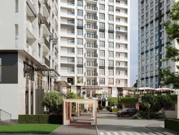 Элитка, 2 ком, 77 м2, этаж 20/14, ж/к Эмарк Резиденс Emark Residence, Сост: Строящийся ПСО - фото 3