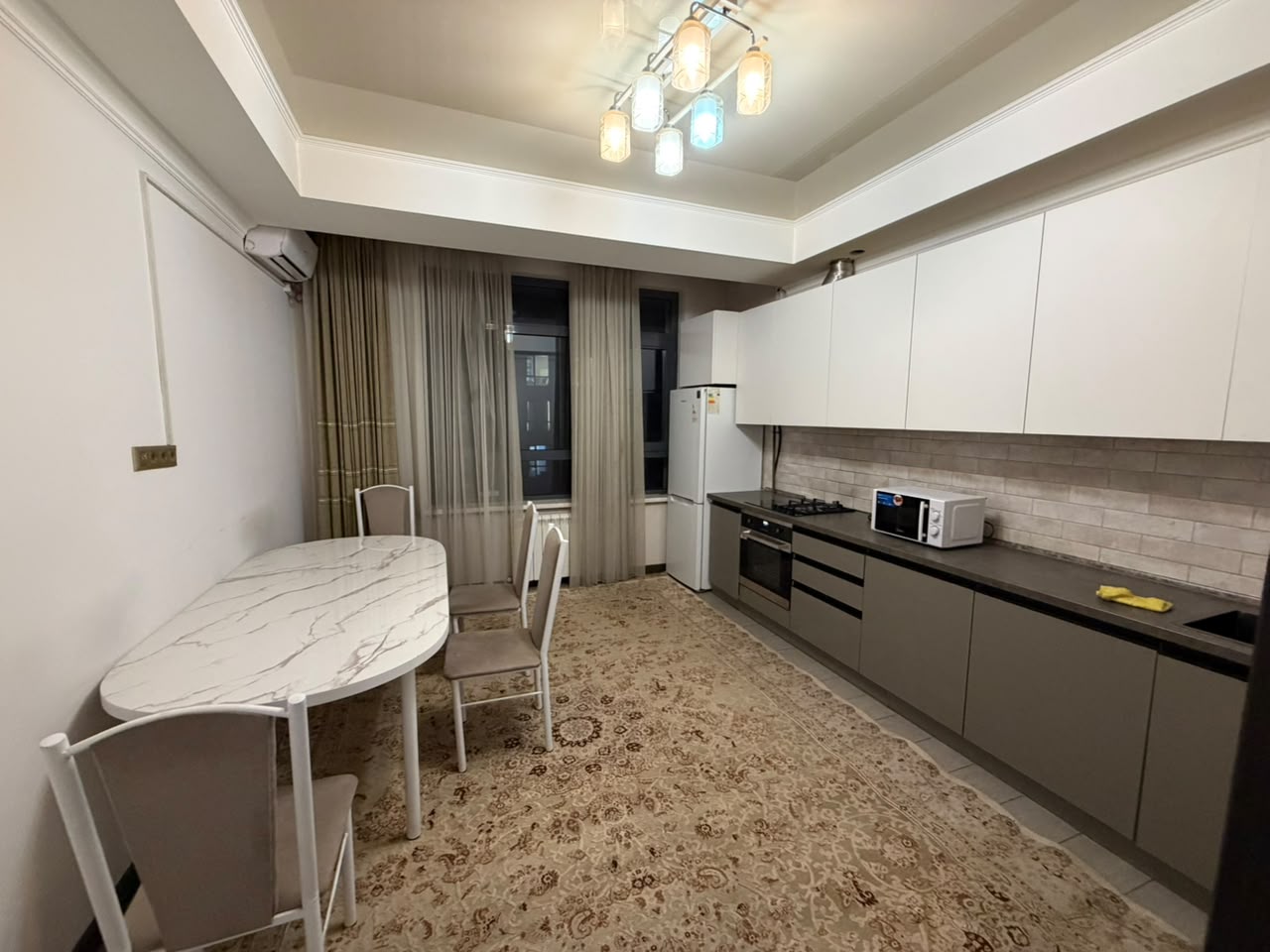 Элитка, 4 ком, 150 м2, этаж 12/12, ж/к Береке Резиденс (Bereke Residence), Сост: Евроремонт - фото 9