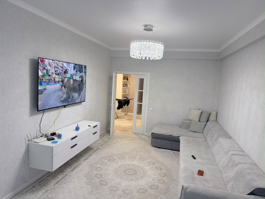 Элитка, 2 ком, 85 м2, этаж 8/10, ж/к Алтын Булак Лайф, Сост: Евроремонт - фото 2