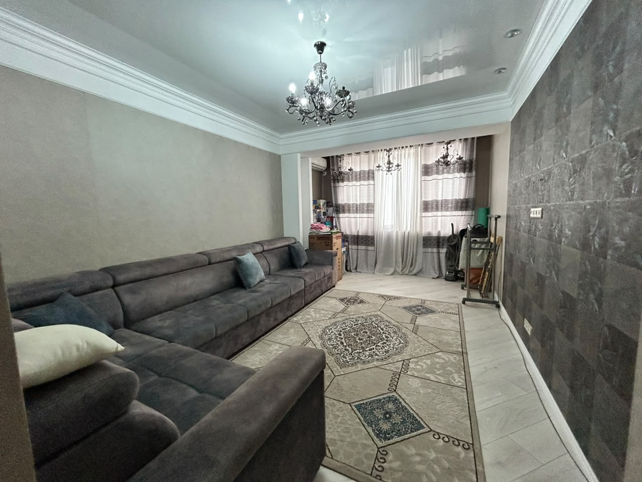 Элитка, 2 ком, 74 м2, этаж 3/10, ж/к Ихлас Резиденс (IHLAS RESIDENSE), Сост: Евроремонт - фото 1