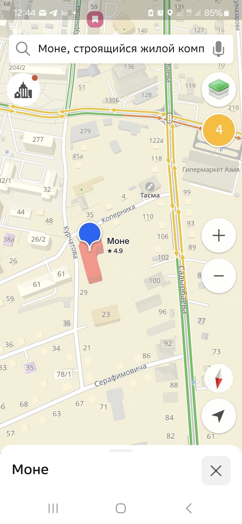 Элитка, 2 ком, 67 м2, этаж 5/13, ж/к ЖД MONE, Сост: Сдан ПСО - фото 3