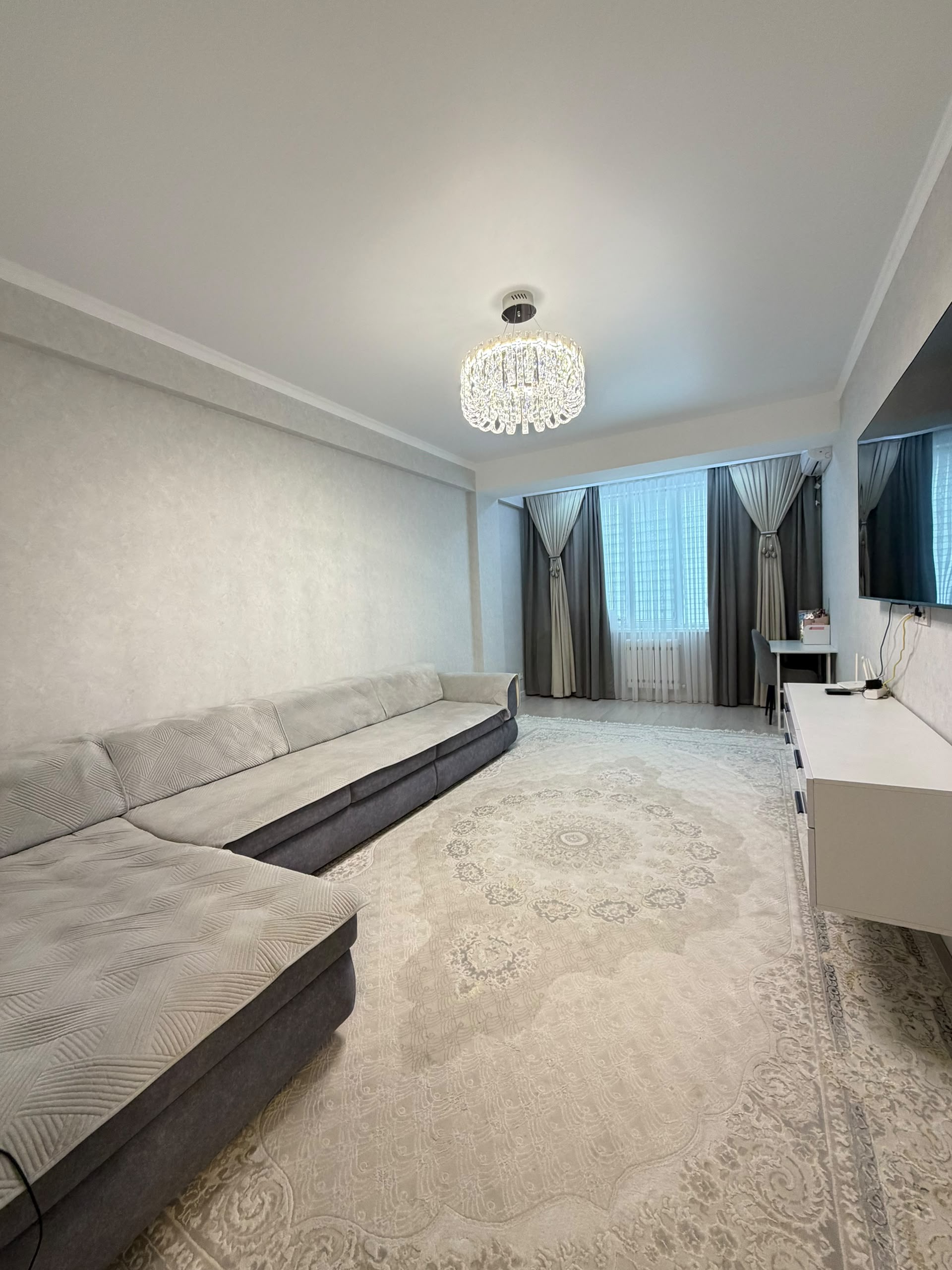 Элитка, 2 ком, 85 м2, этаж 8/10, ж/к Алтын Булак Лайф, Сост: Евроремонт - фото 1