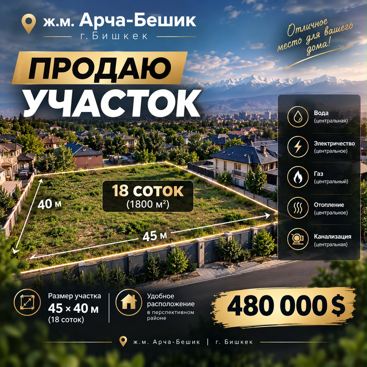 Участок, 18 соток - фото 1