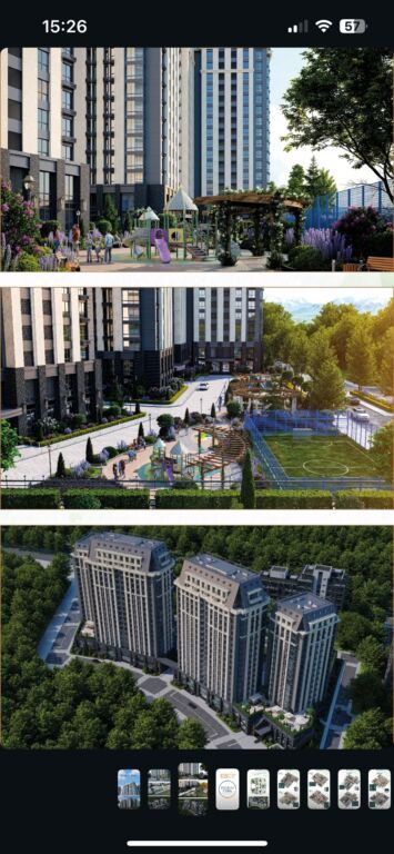 Элитка, 3 ком, 110.6 м2, этаж 7/20, ж/к Imarat Park Residence, Сост: Строящийся ПСО - фото 6