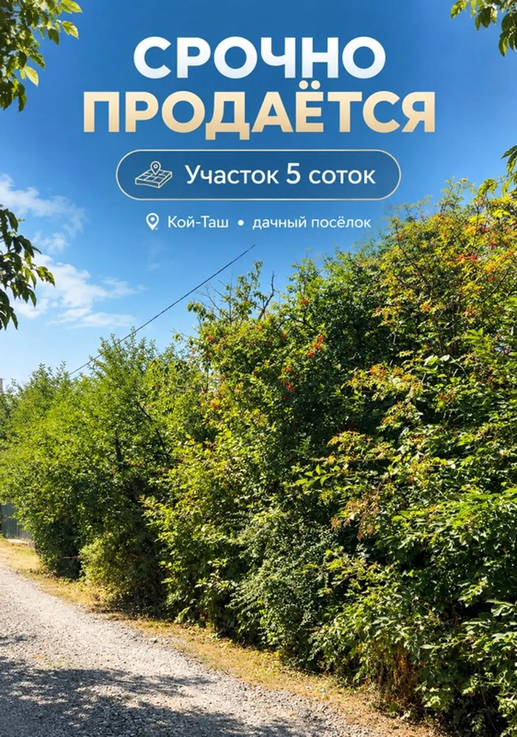 Участок, 5 соток - фото 1