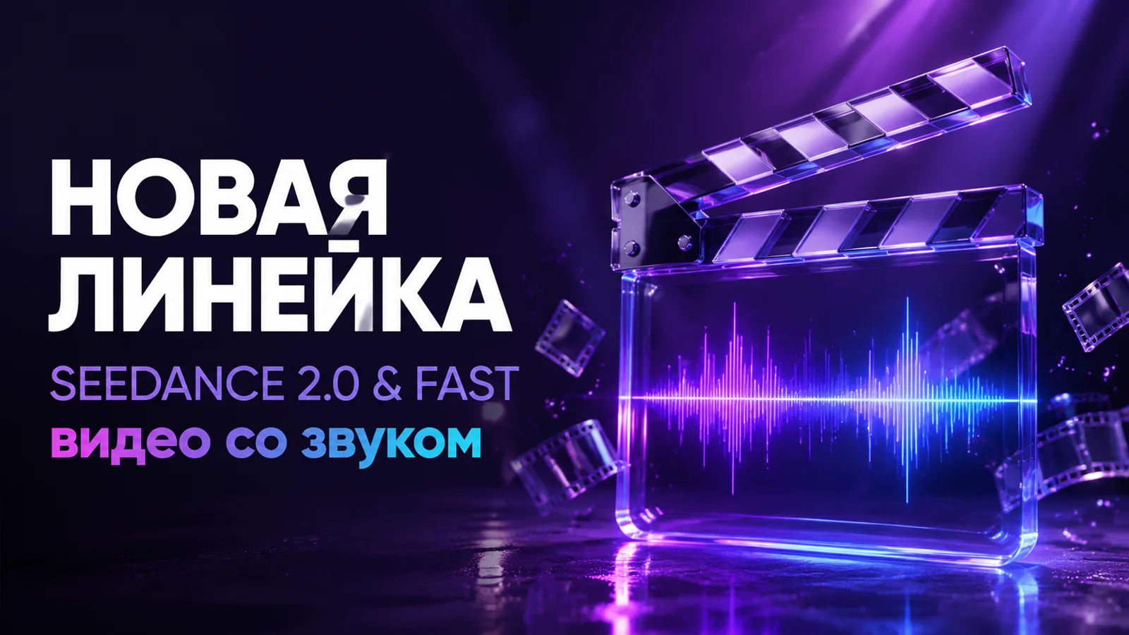 Seedance 2.0 и 2.0 Fast: видео со звуком и мультимодальными референсами