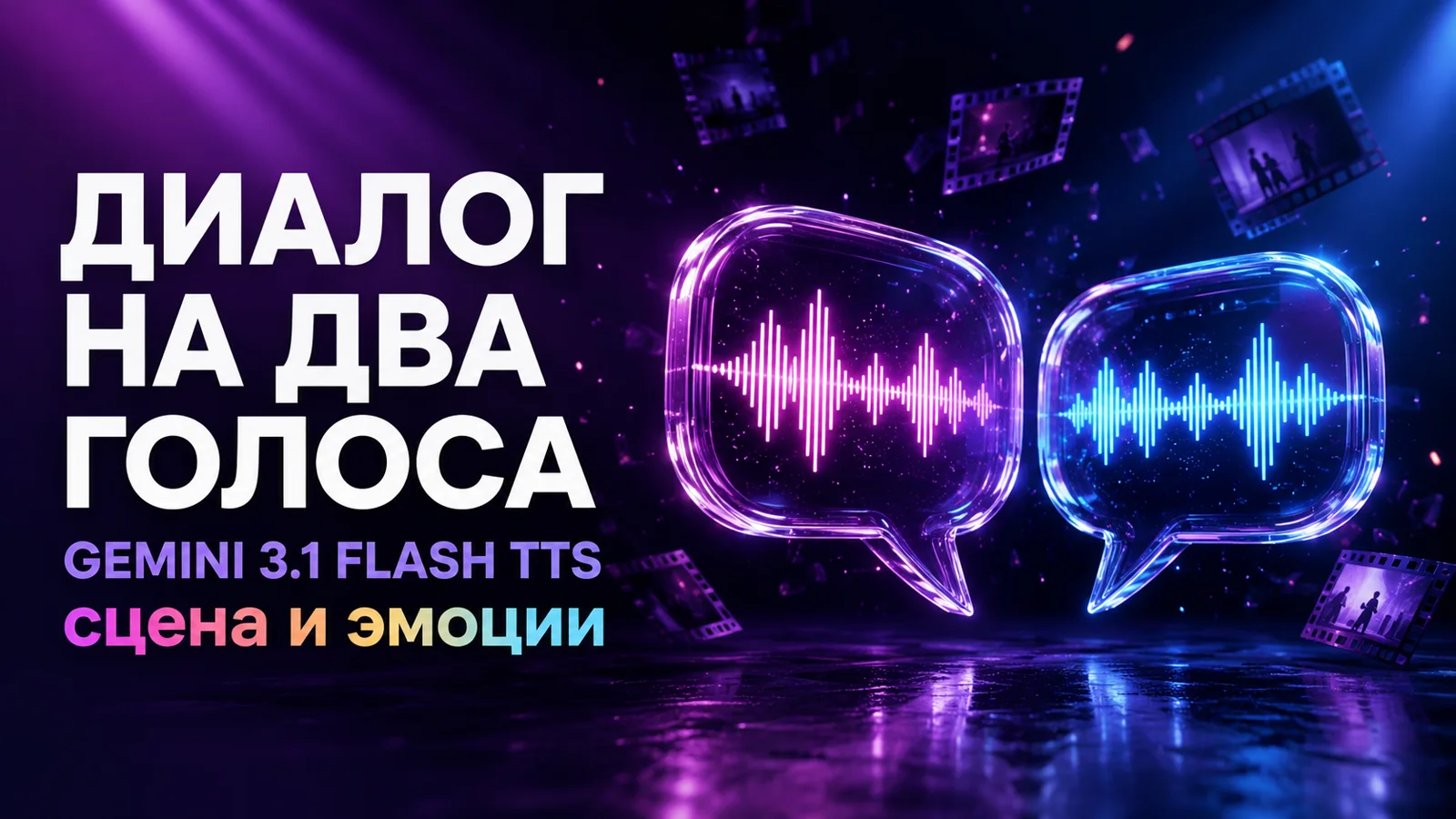Gemini 3.1 Flash TTS: озвучка диалогом на несколько голосов