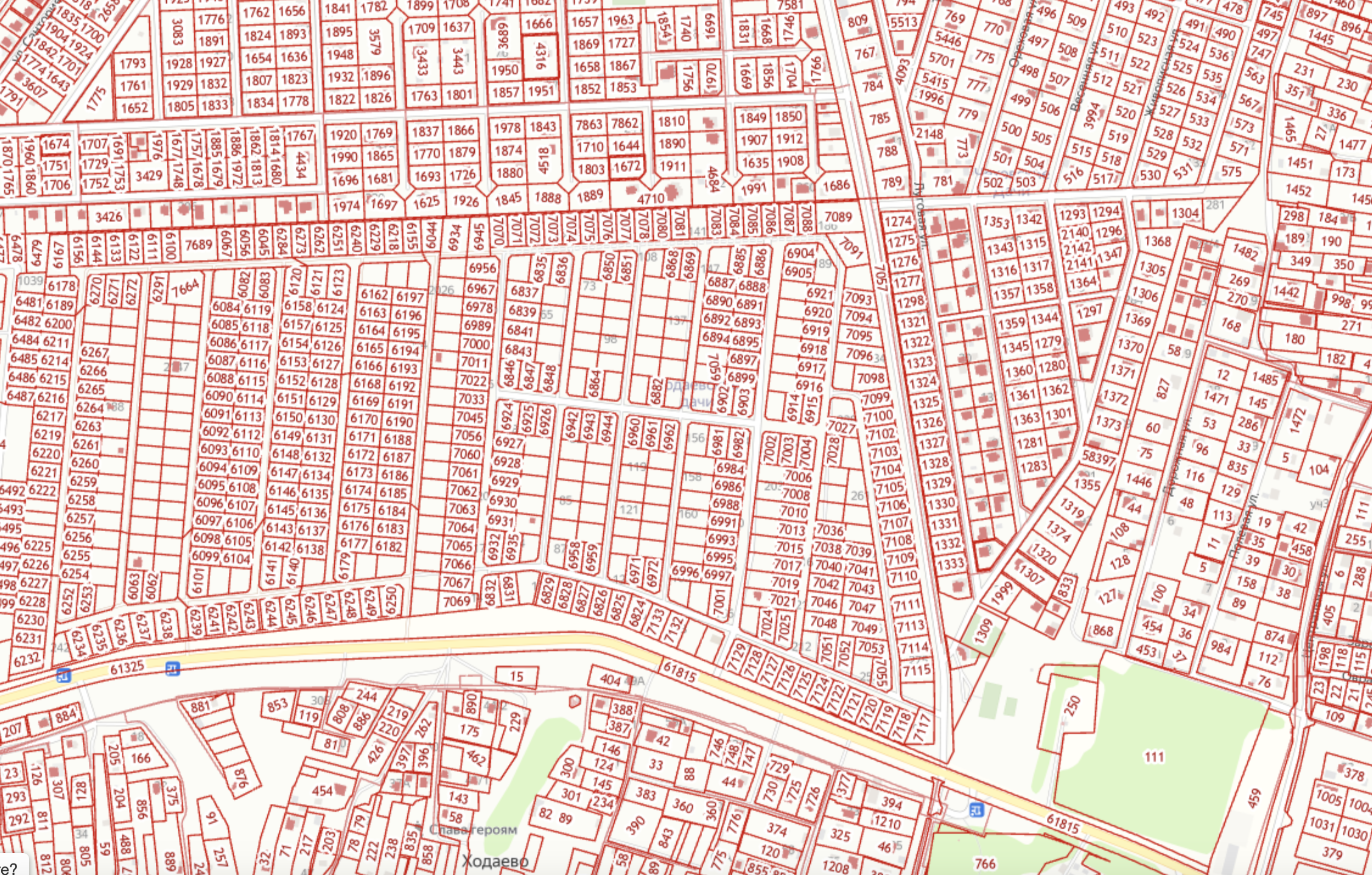 Кадастровая карта