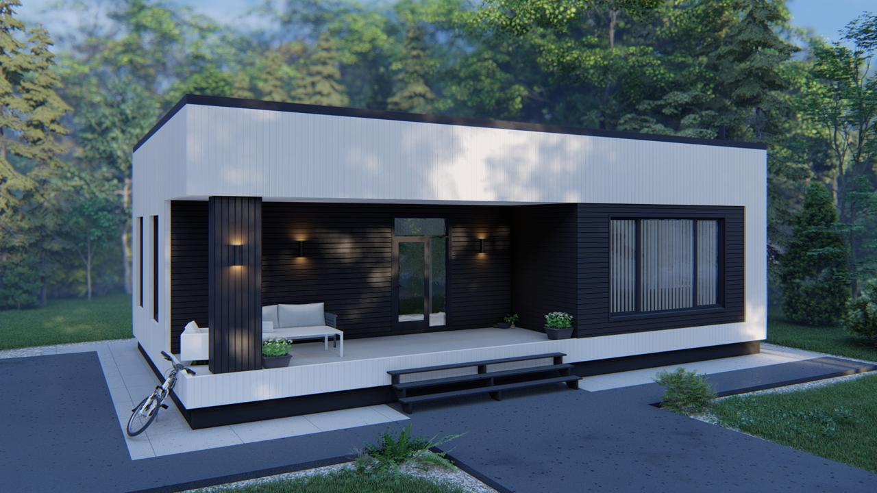 Дом Хайтек 120м на участке 6 соток