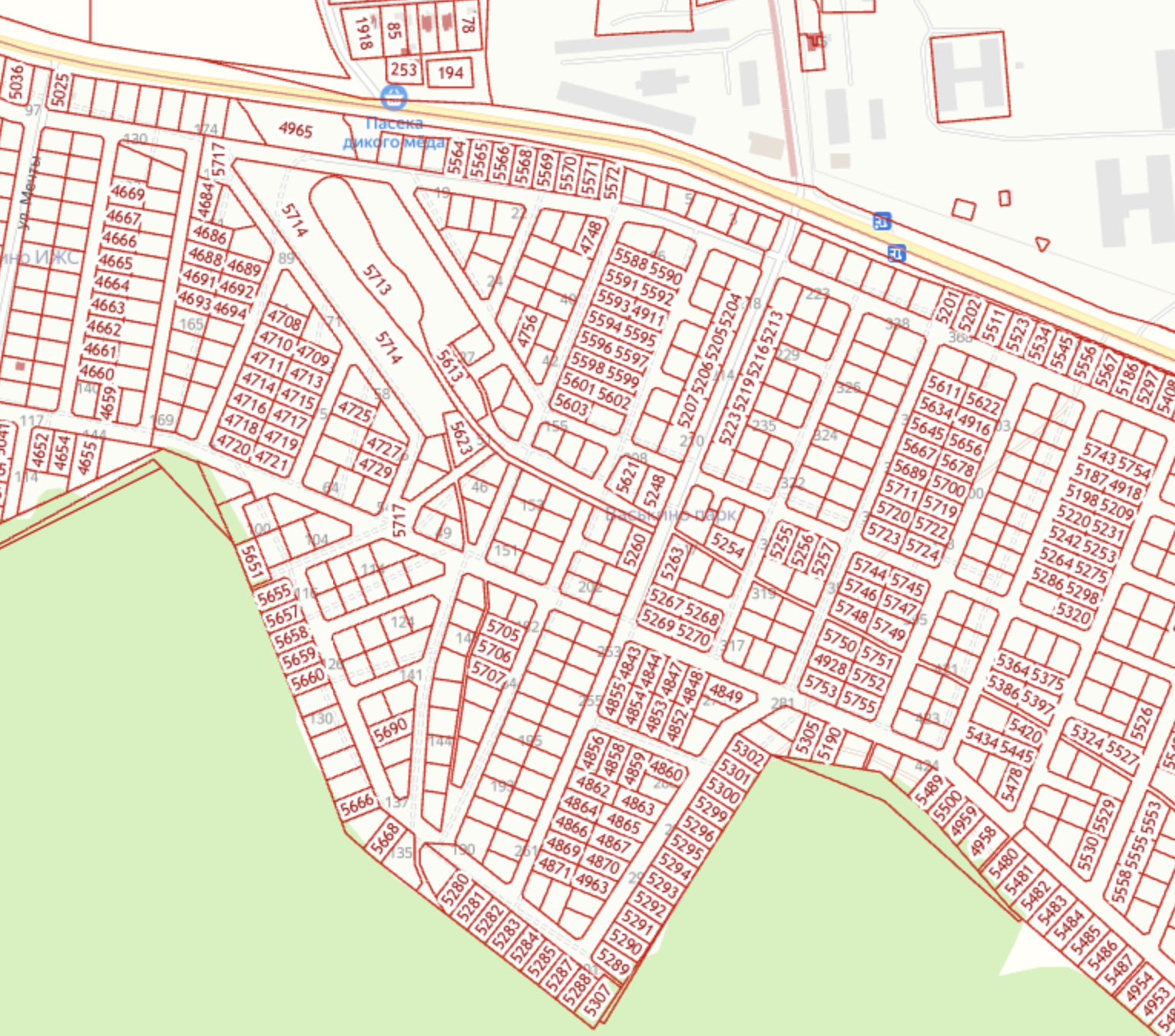 Кадастровая карта