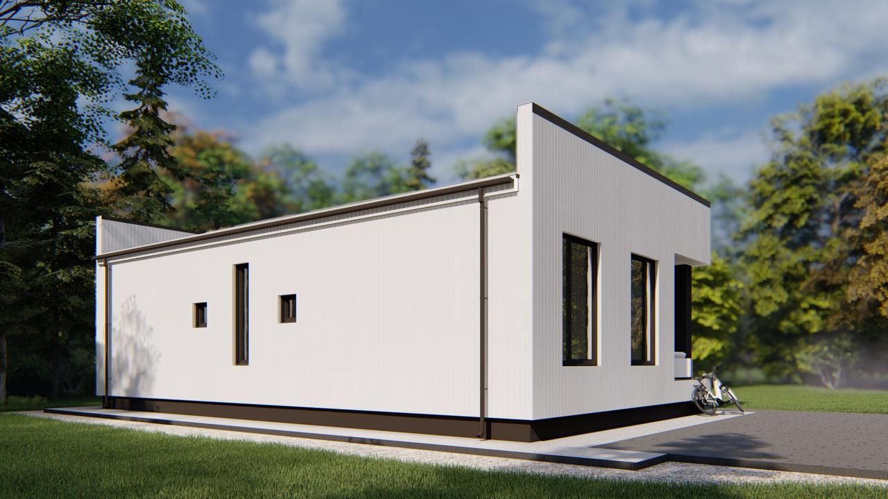 Дом Хайтек 120м на участке 6 соток