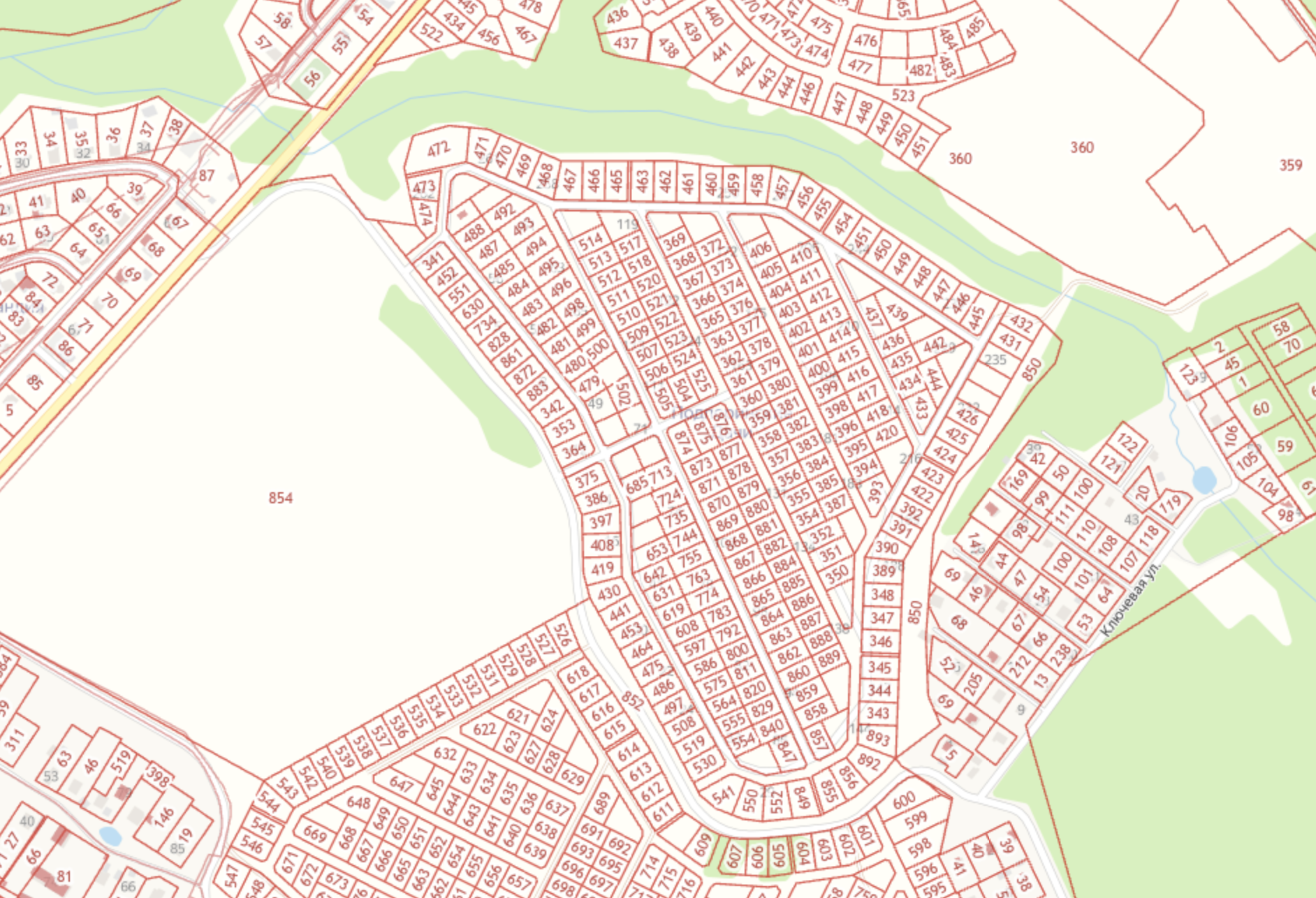 Кадастровая карта