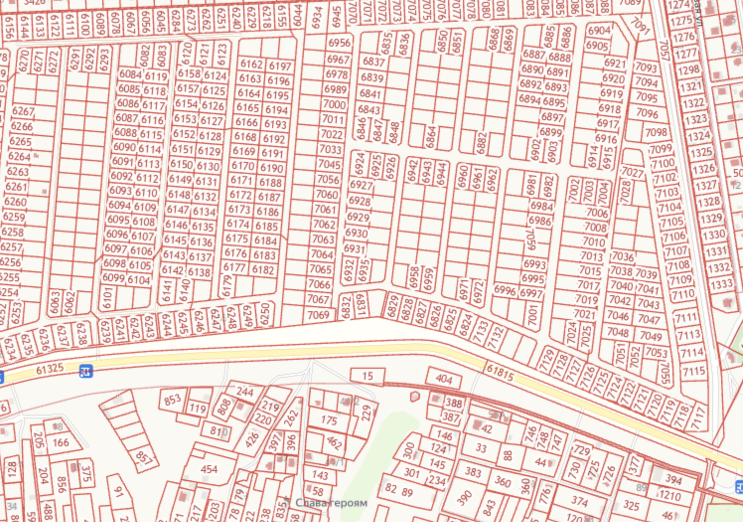 Кадастровая карта