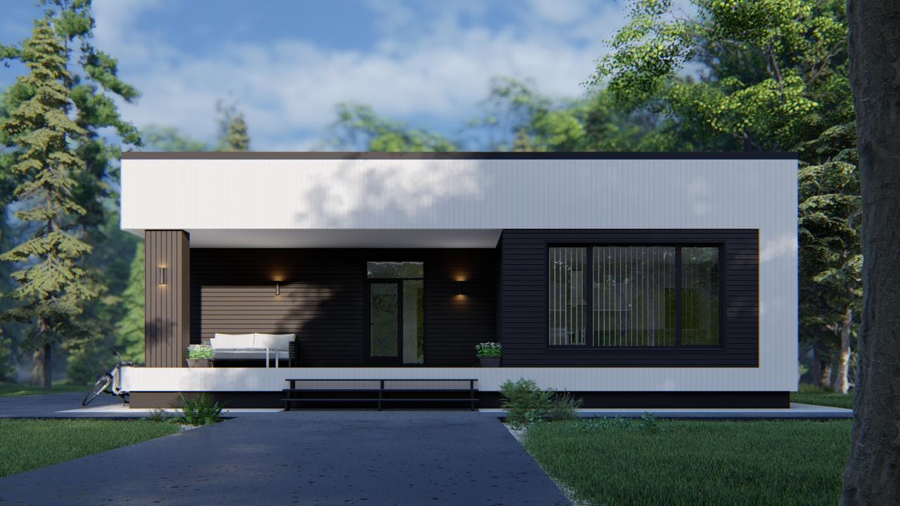 Дом Хайтек 120м на участке 6 соток