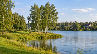 У воды