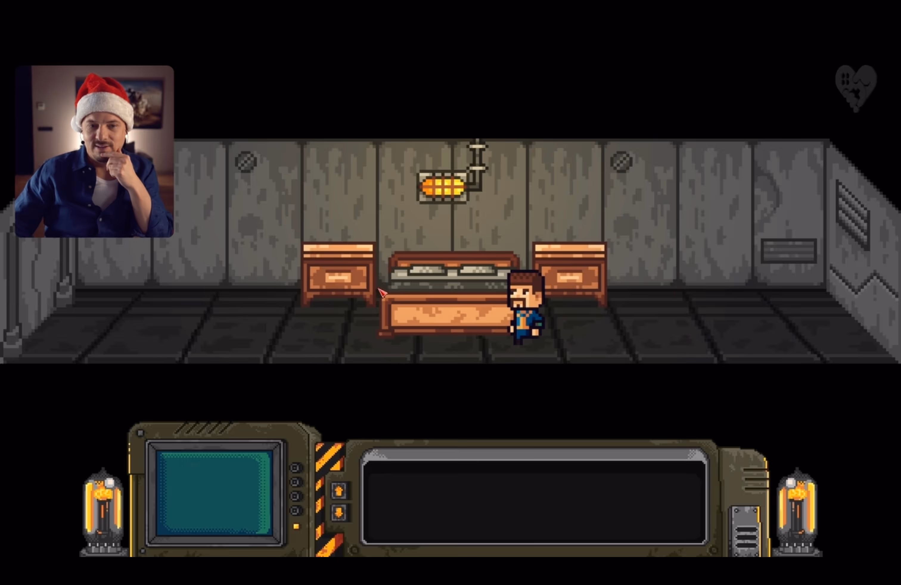 Денис запустил игру