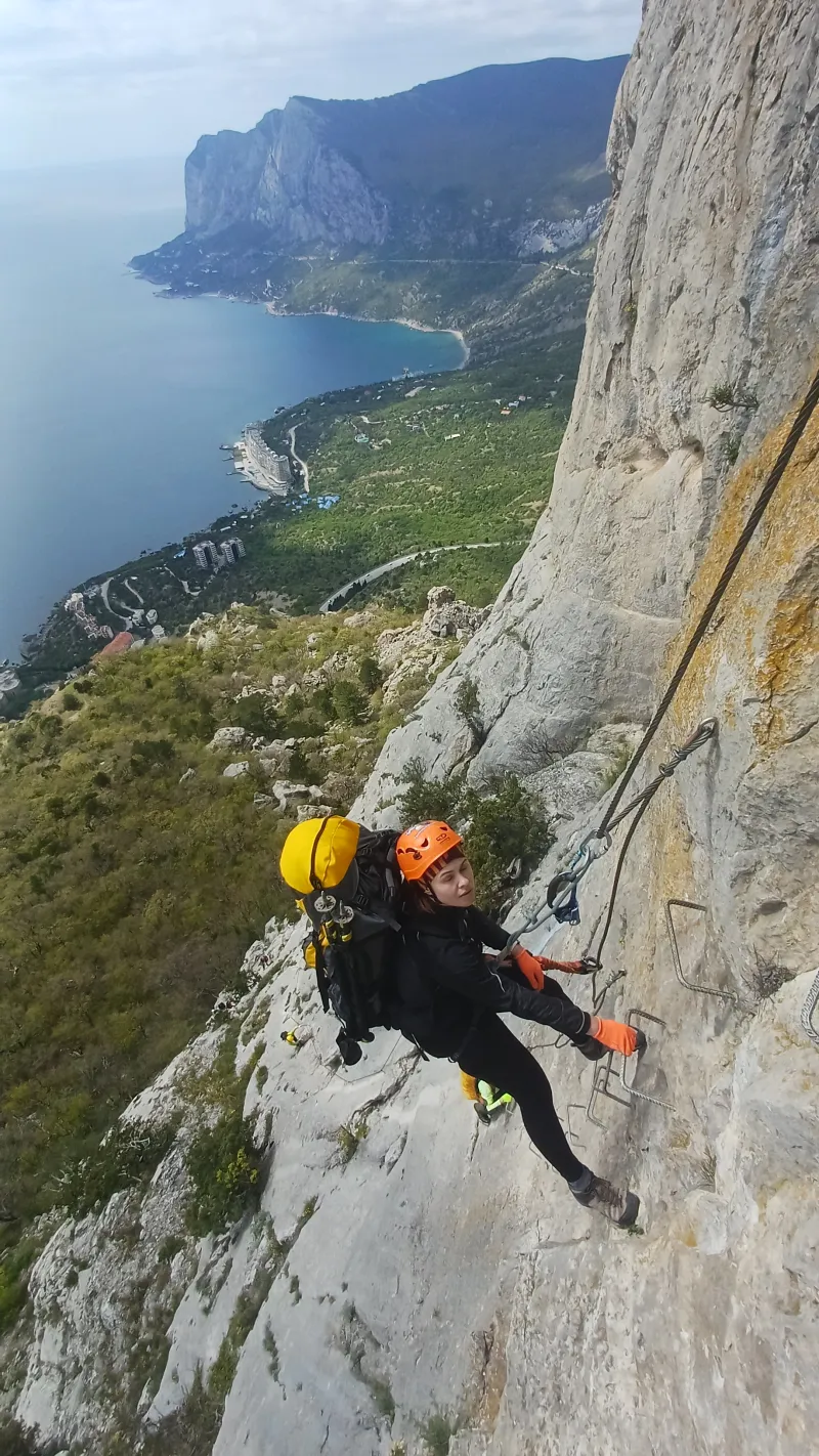 Скалолазание в Крыму Ялта Ласпи 