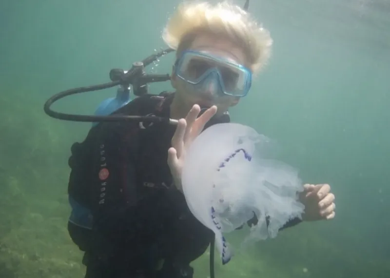 Фотосессия под водой Ялта Крым 