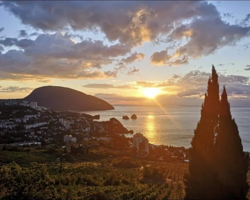 Алушта. Закат 