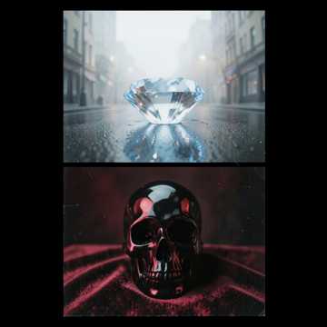 Обложка трека ЛЫСЫЙ ЧЕРЕП (чёрный юмор)_02