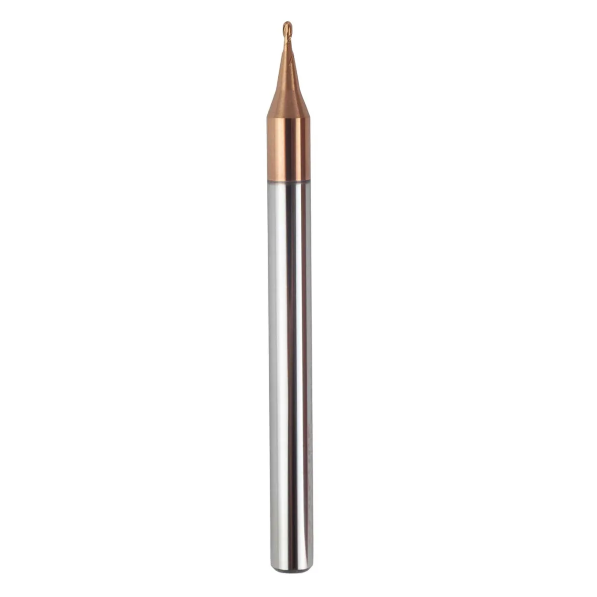 DB-S-SMB009050Z2TS04 Фреза твердосплавная сферическая, D=0,9 мм, TISIN, HRC55