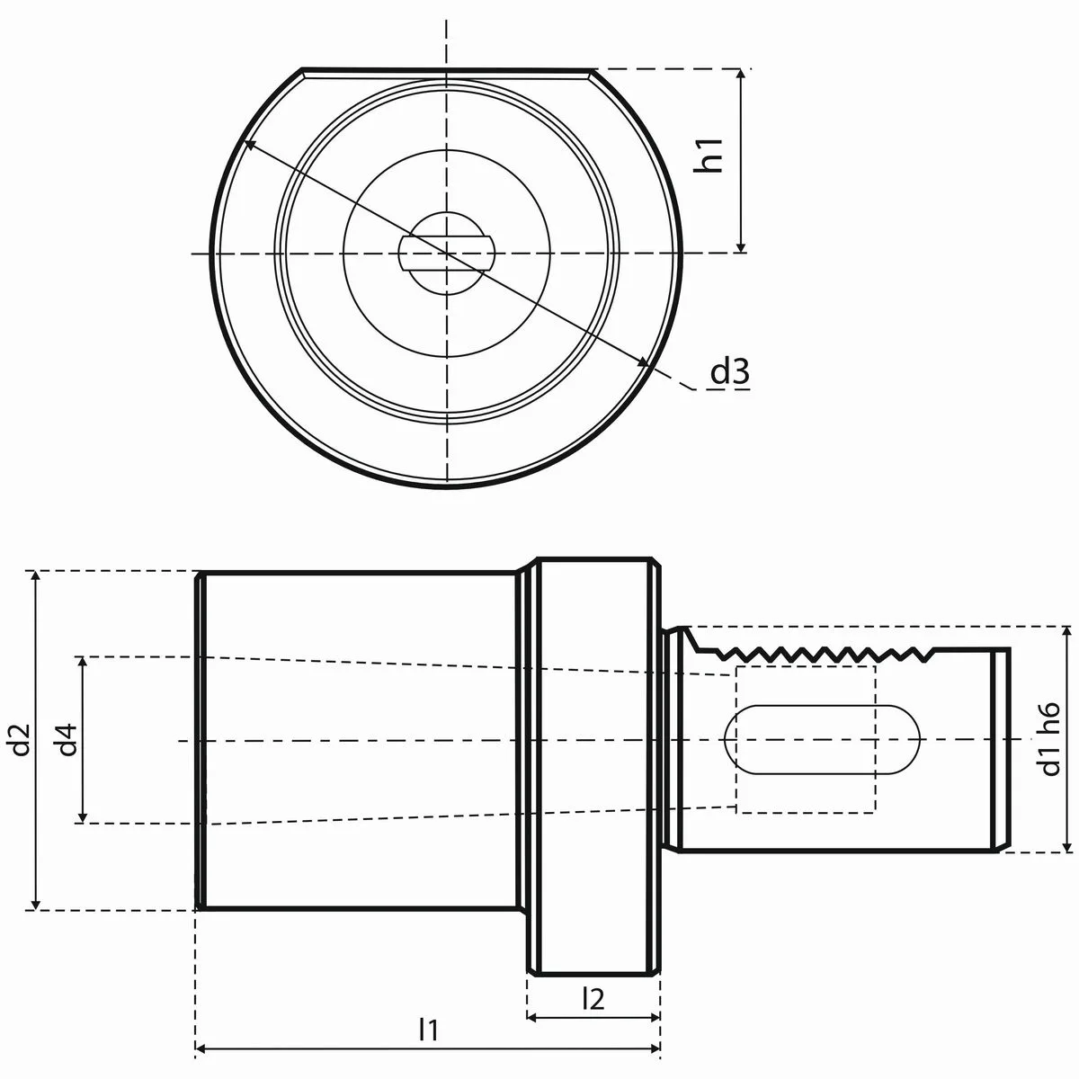 DB-S-FVDI40MT4 Держатель инструмента, VDI, F-40xMT4, серия Standard