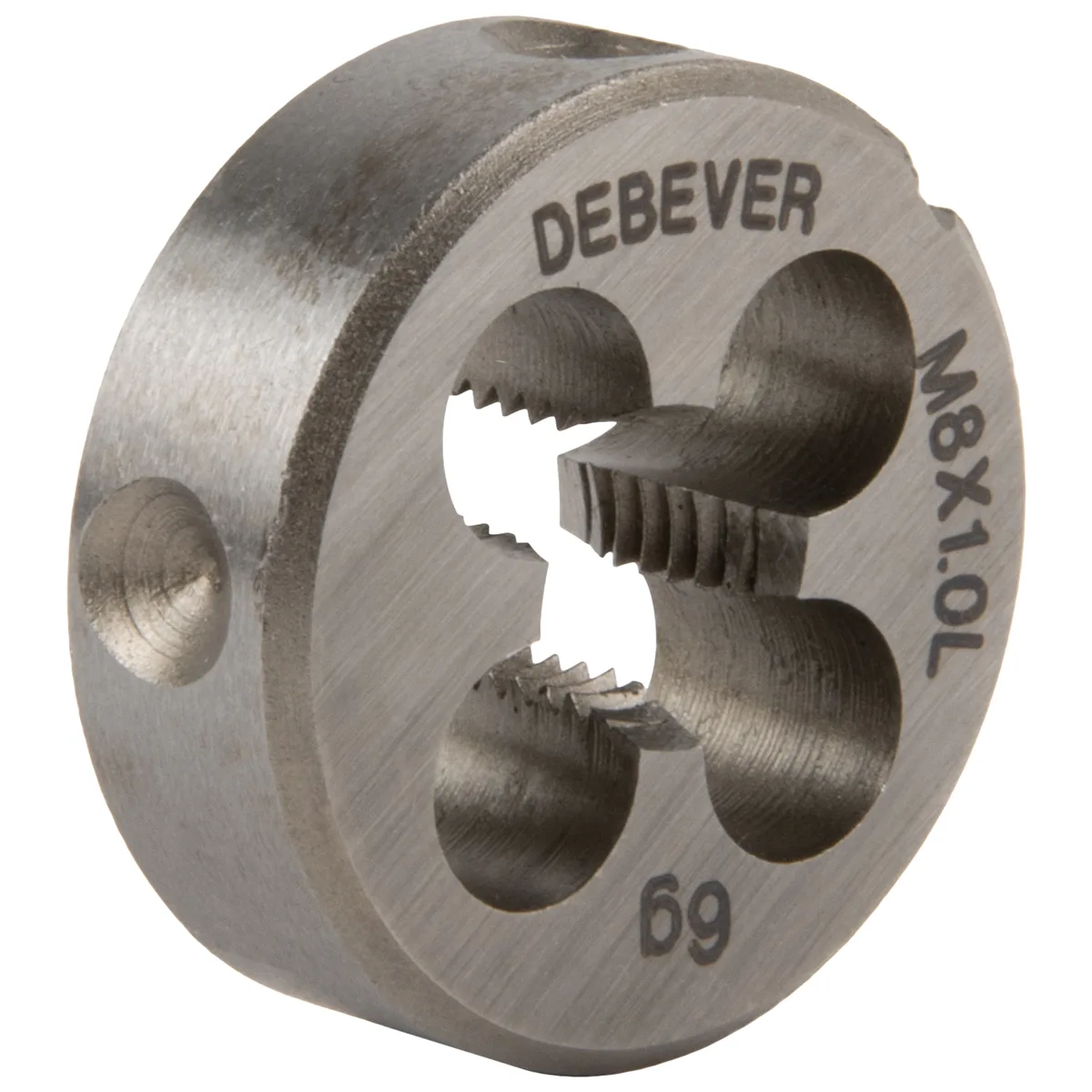 DB-4108010L Плашка круглая, LH,  М8х1,00, 9ХС, DIN 223, 6g