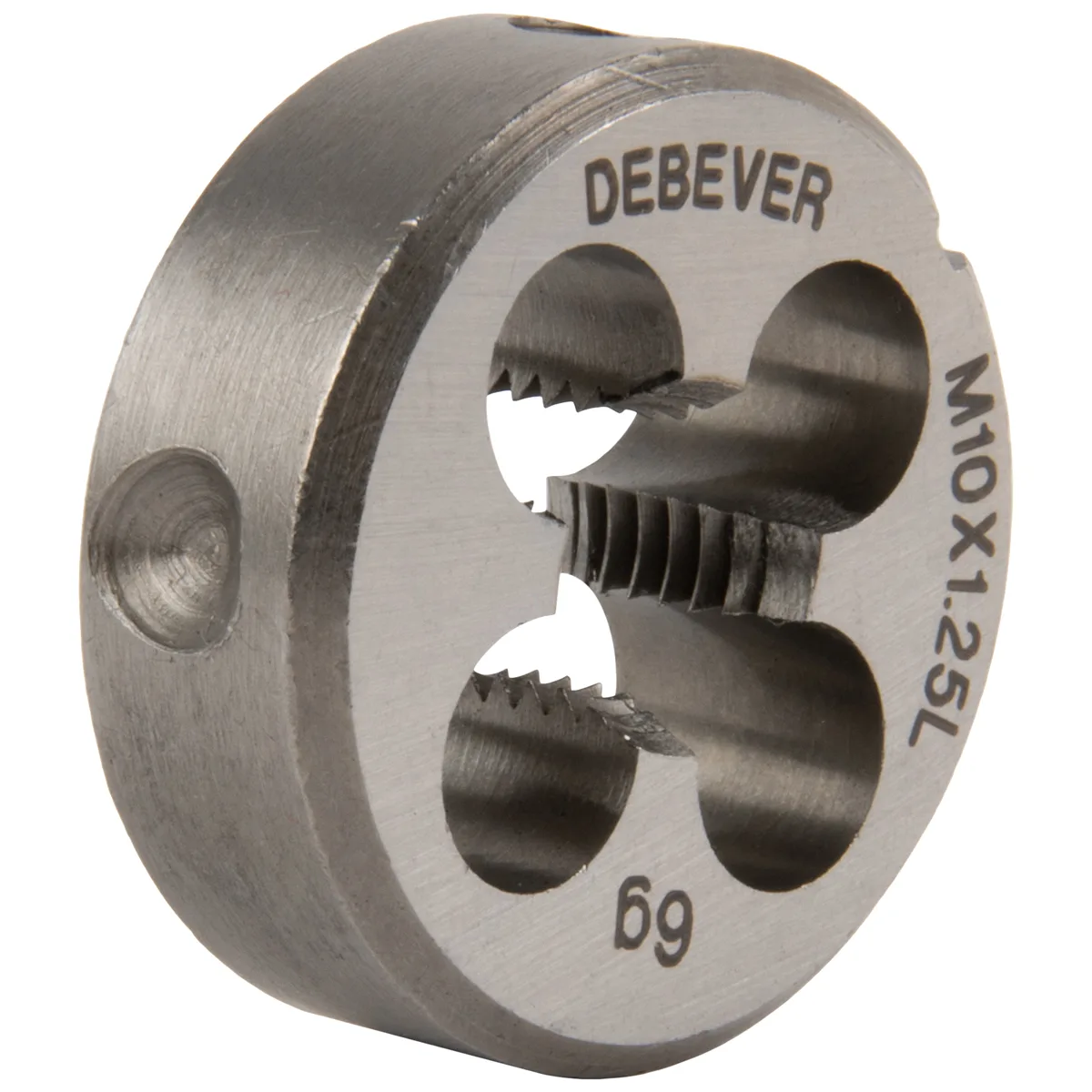 DB-4110125L Плашка круглая, LH,  М10х1,25, 9ХС, DIN 223, 6g