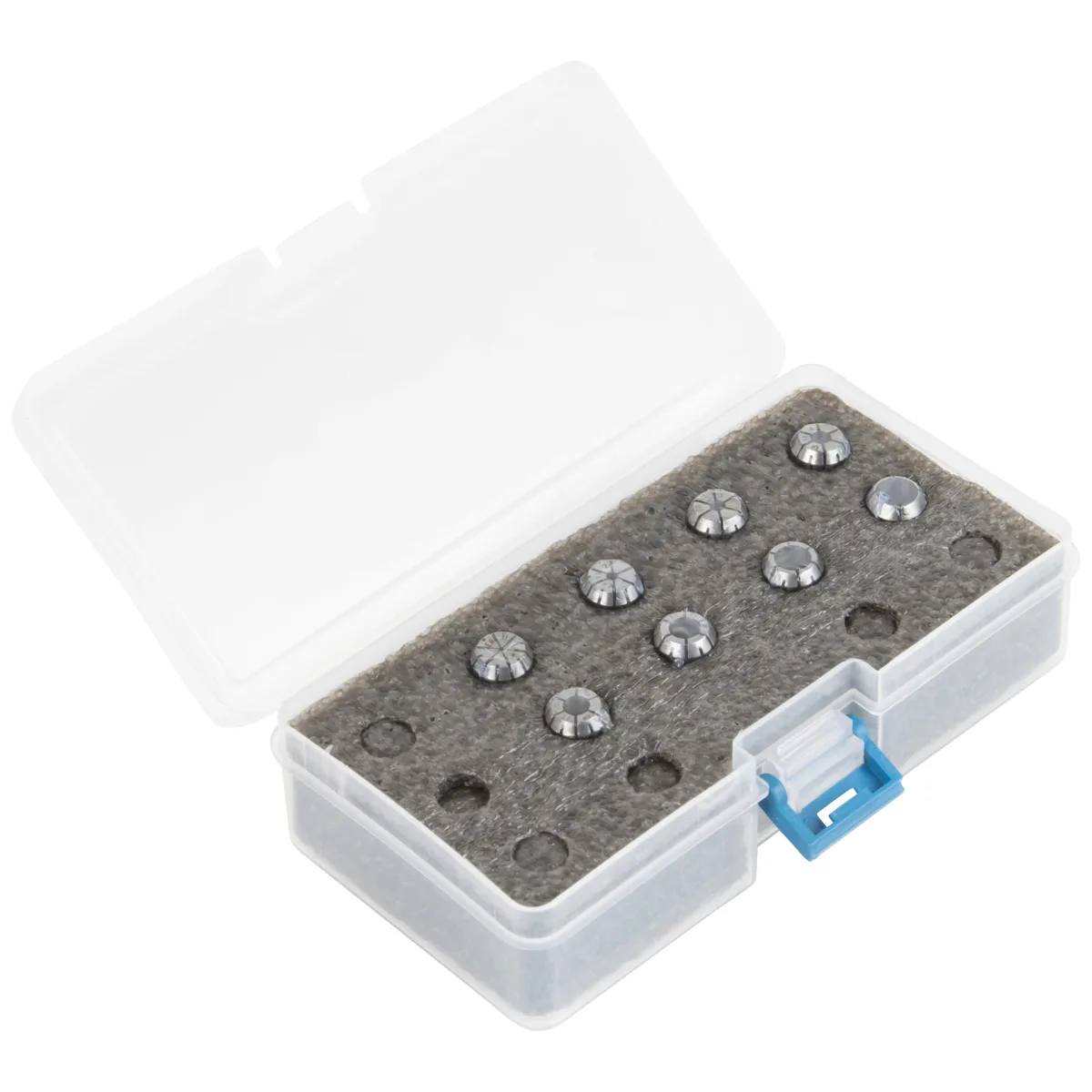 DB-S-ER08SET09AA Набор прецизионных цанг ER08-SET-09АА, 9 предметов, 1-5 мм, серия Standard