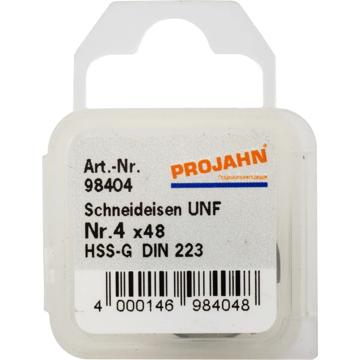 98404 Плашка UNF Nr. 4-48, HSS-G, DIN EN 22568, 2A, 20x5