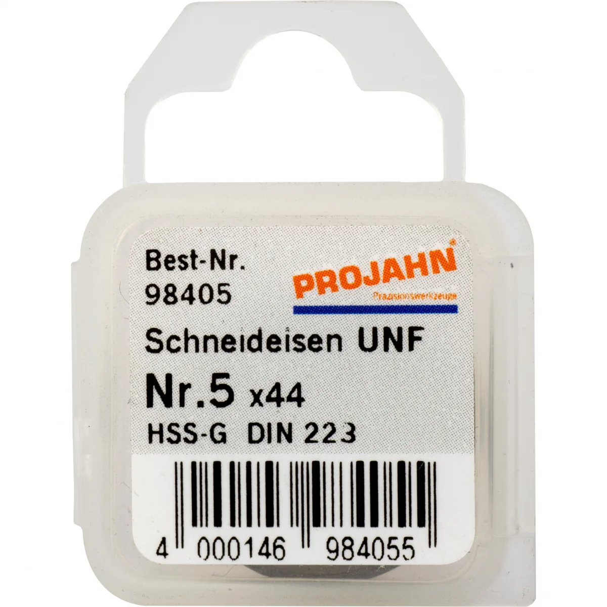 98405 Плашка UNF Nr. 5-44, HSS-G, DIN EN 22568, 2A, 20x5