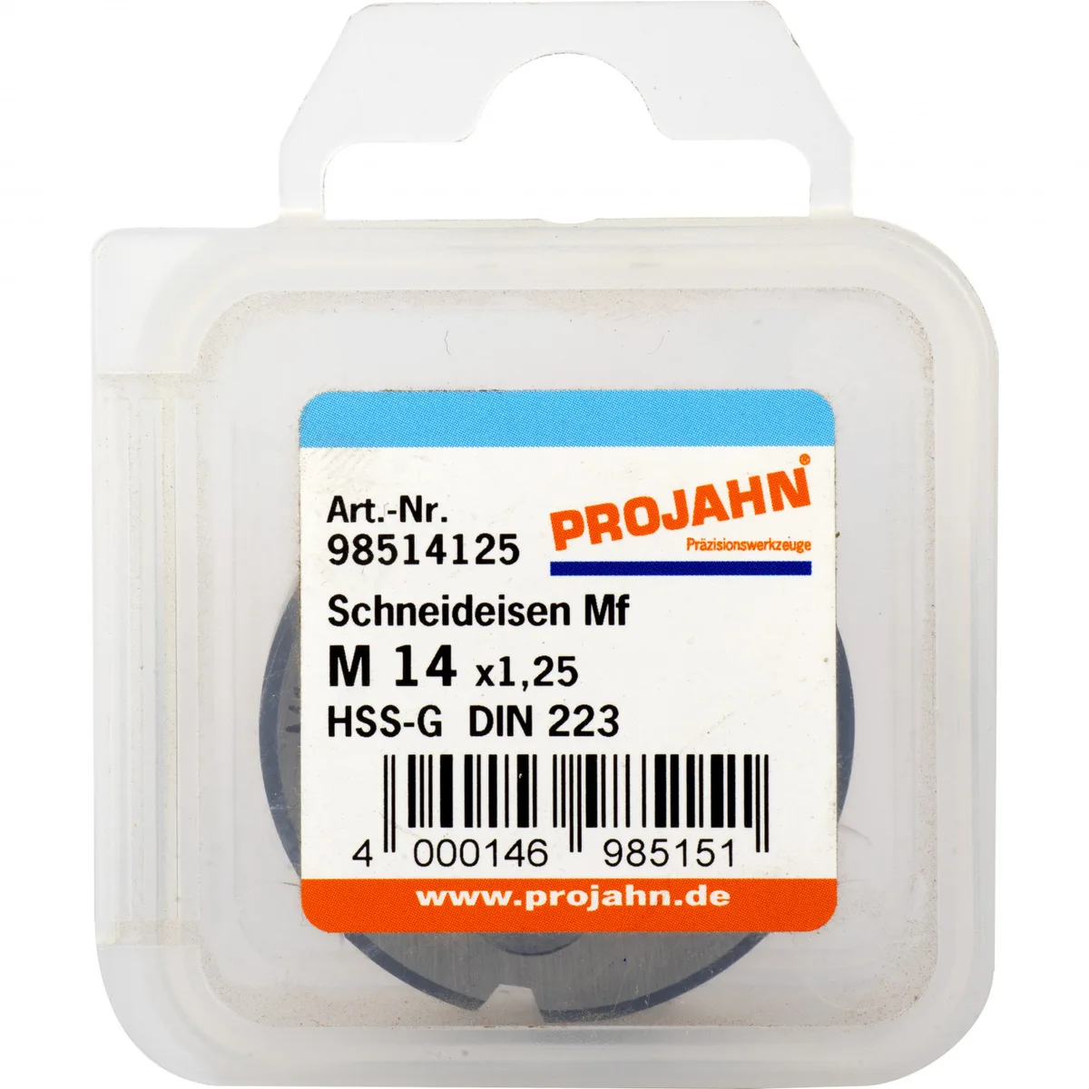 98514125 Плашка Mf14x1,25, HSS-G, DIN EN 22568, 6g, 38x10 мм