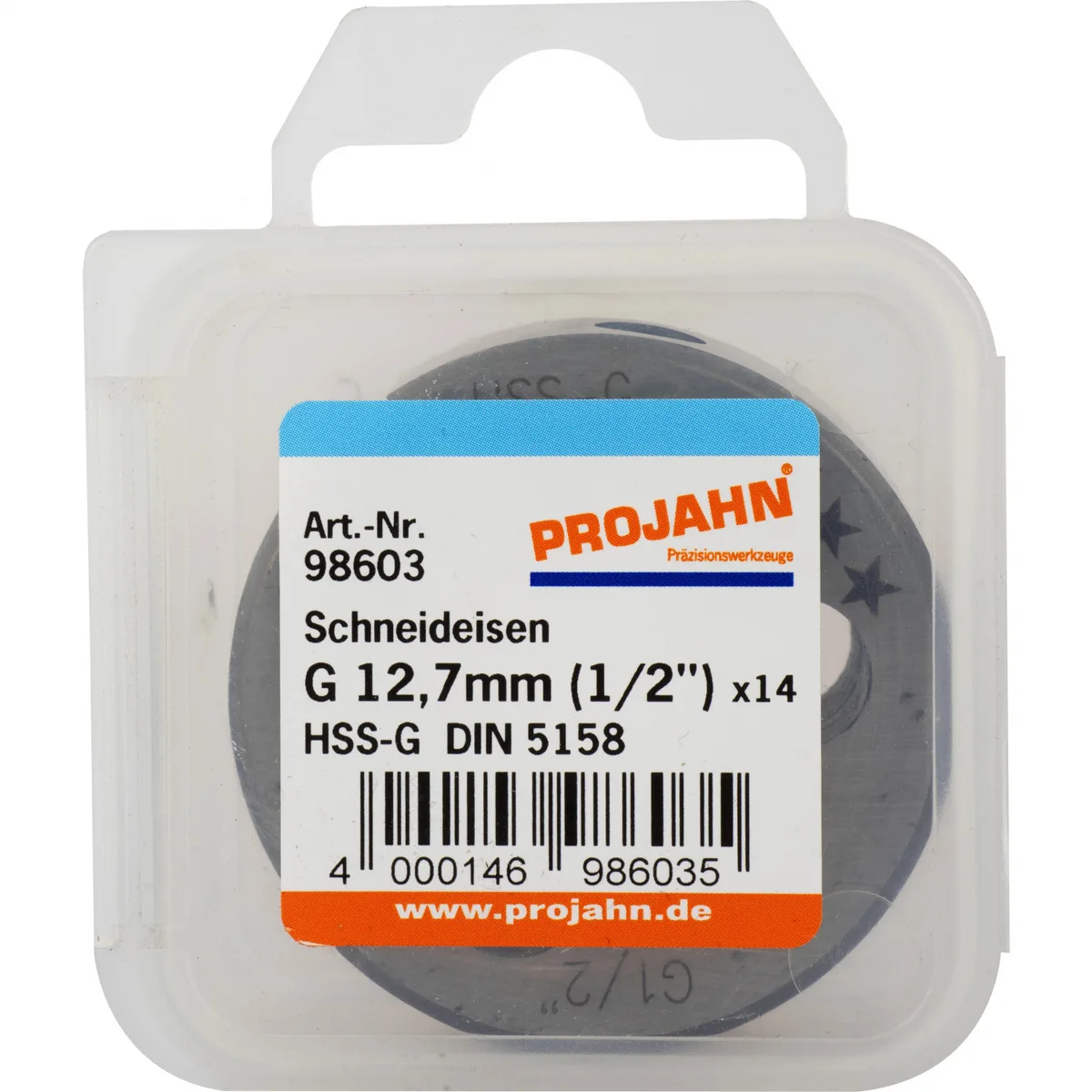 98603 Плашка G (BSP) 1/2-14, HSS-G, DIN EN 24231, 6g, 45x14