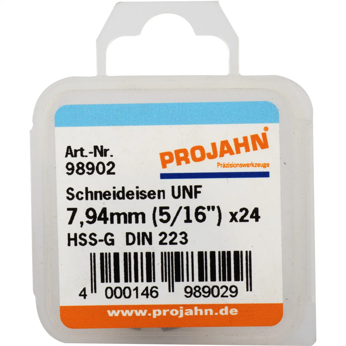 98902 Плашка UNF 5/16-24, HSS-G, DIN EN 22568, 2A, 25x9