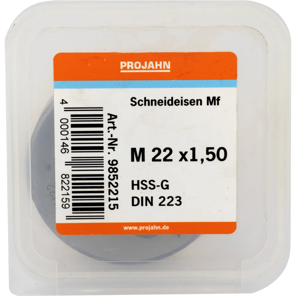 9852215 Плашка Mf22x1,5, HSS-G, DIN EN 22568, 6g, 55x16 мм