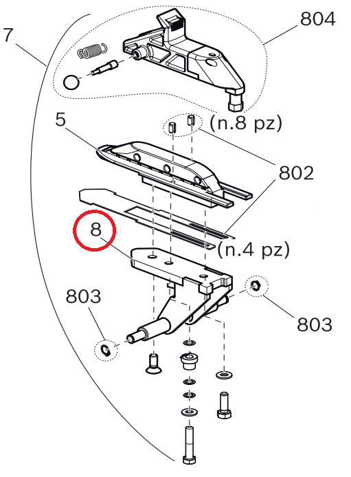 Пластина ведущего зажимного кулачка Bosch 105815