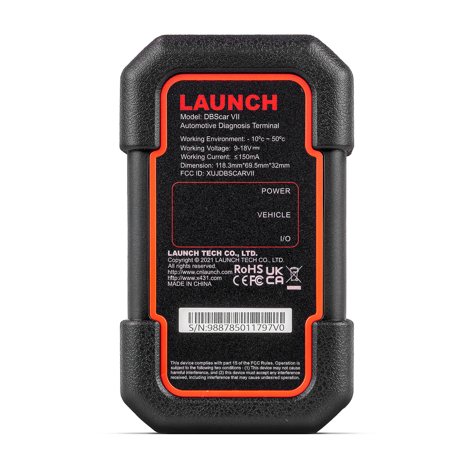 Launch DBSCAR VII адаптер для PRO3 v5