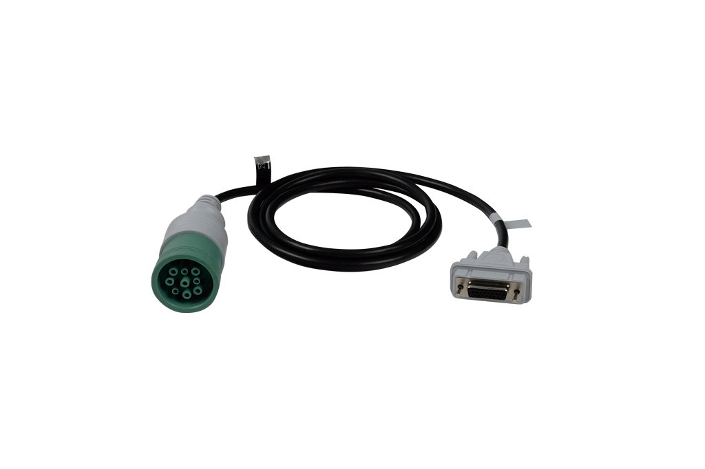 Кабель диагностический Jaltest JDC227.9 Deutsch 9-pin (SAE 1939) Type 2 green (V9), RP1210