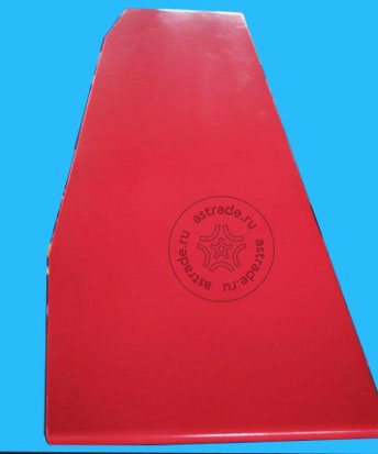 Cover of side sliding plate