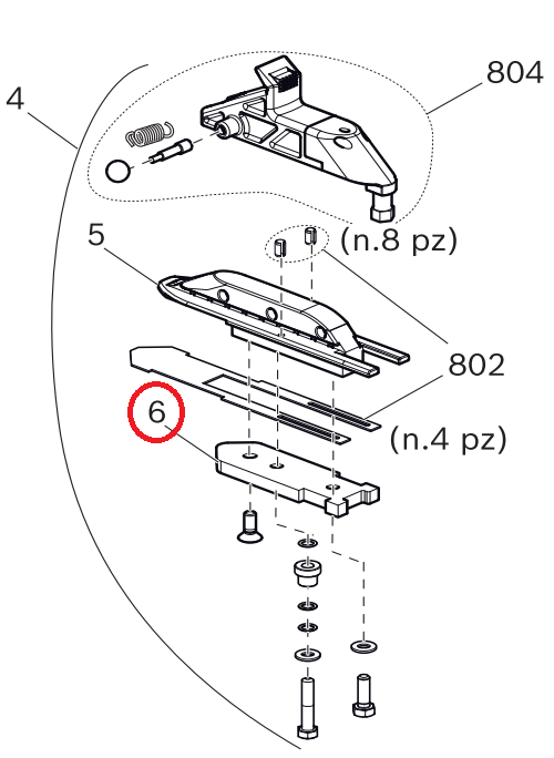 Пластина ведомого зажимного кулачка Bosch 104468